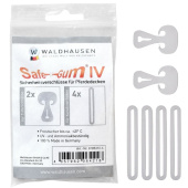 Safe-Gum For T-Fasteners & Carabiner Clips 6-pack Grey Safe-Gum For T-Fasteners & Carabiner Clips 6-pack Grey