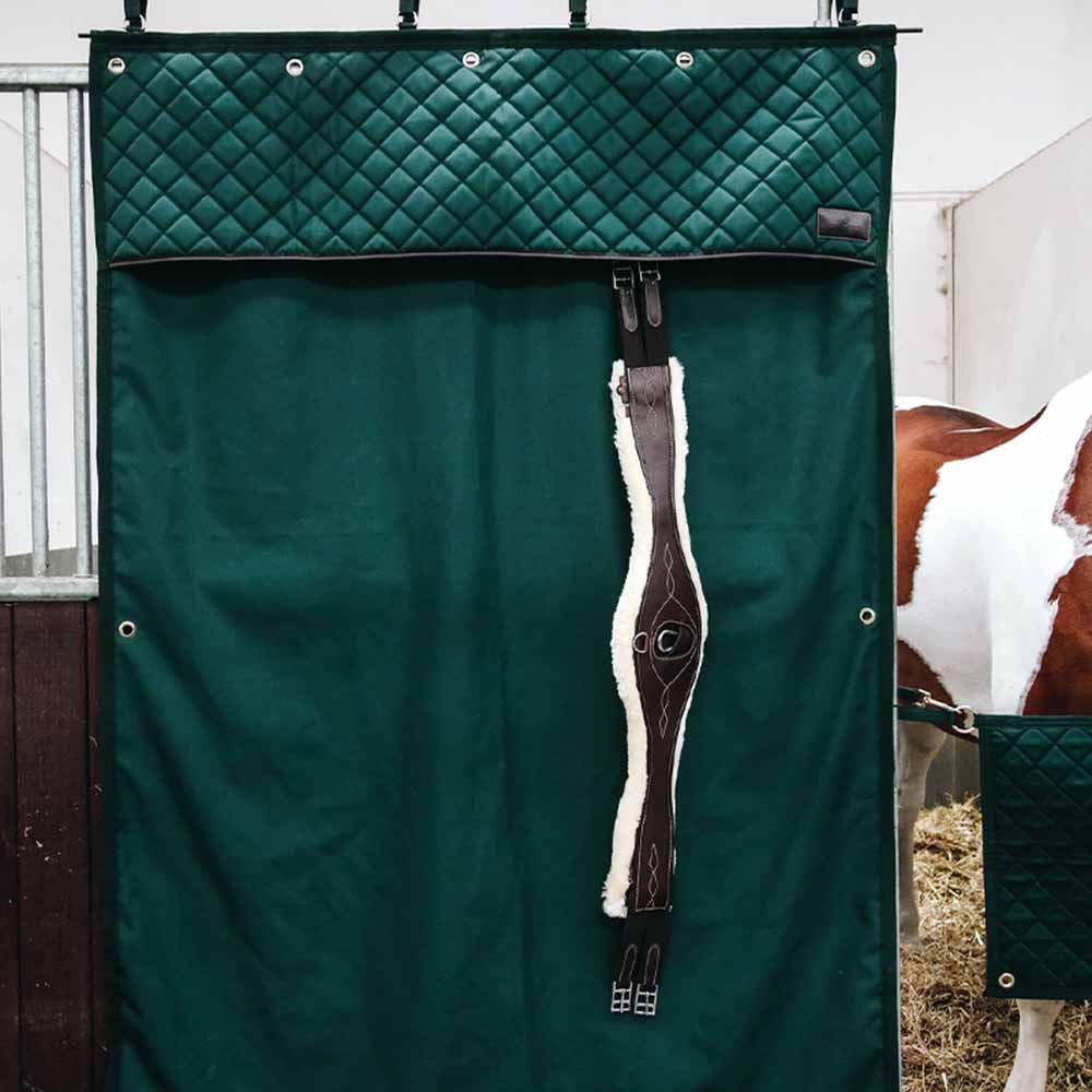 Stable Curtain Waterproof Dark Green