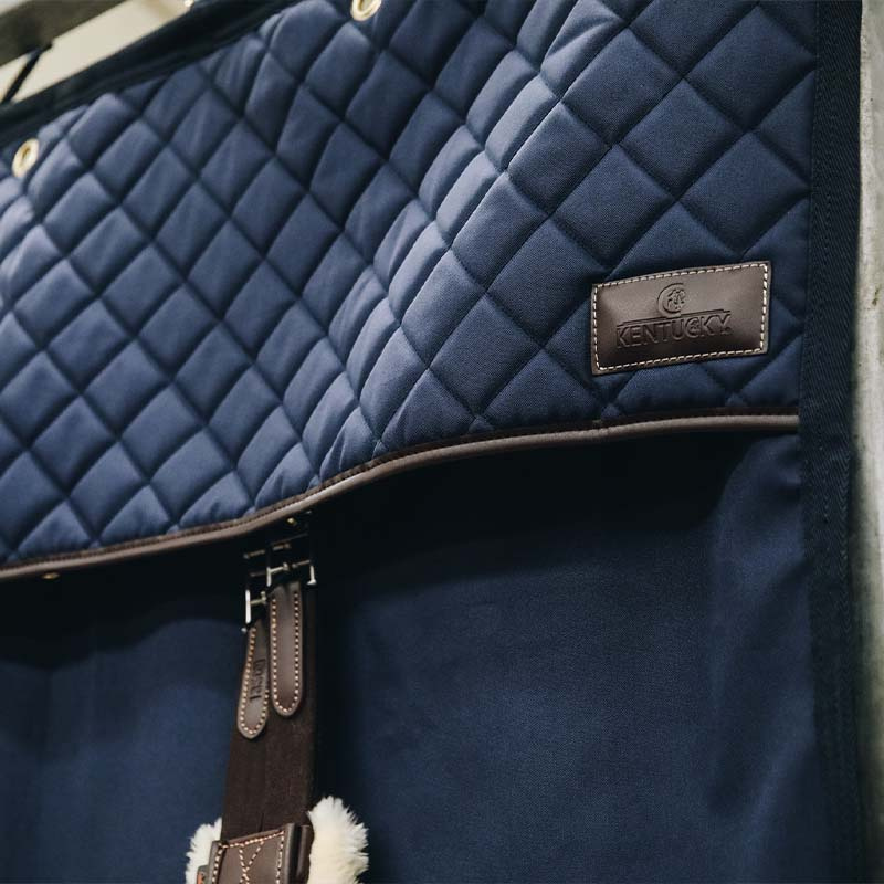 Stable Curtain Waterproof Navy Blue