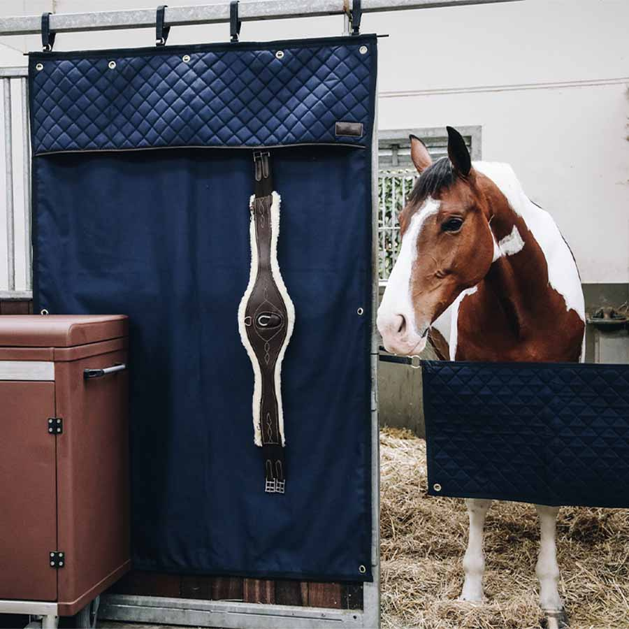 Stable Curtain Waterproof Navy Blue