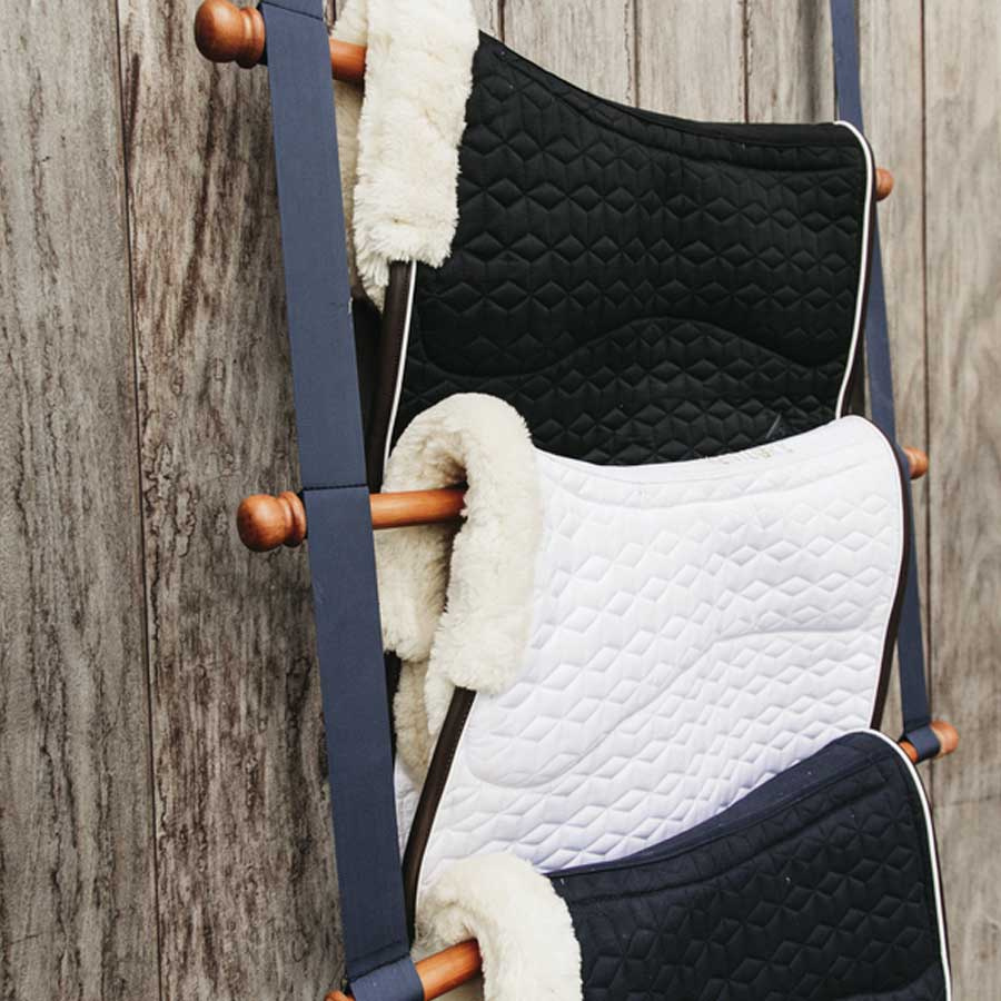 Saddle Pad Hanger Luxe Navy Blue