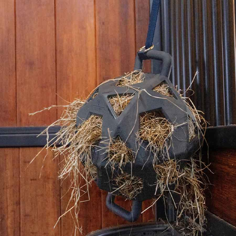 Relax Horse Play & Hay Ball Dark Grey