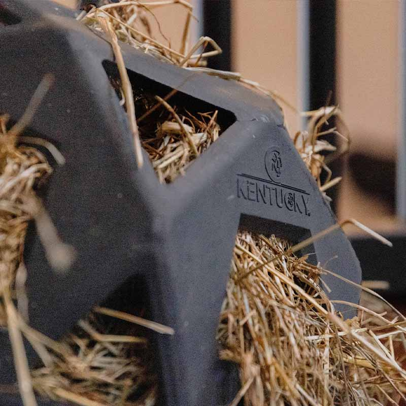 Relax Horse Play & Hay Ball Dark Grey