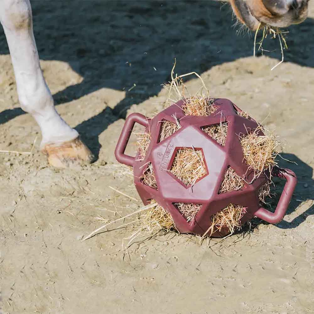 Relax Hay & Play Ball Burgundy