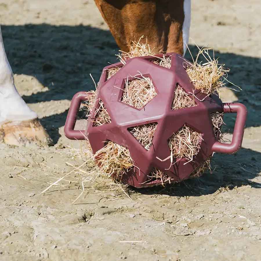 Relax Hay & Play Ball Burgundy