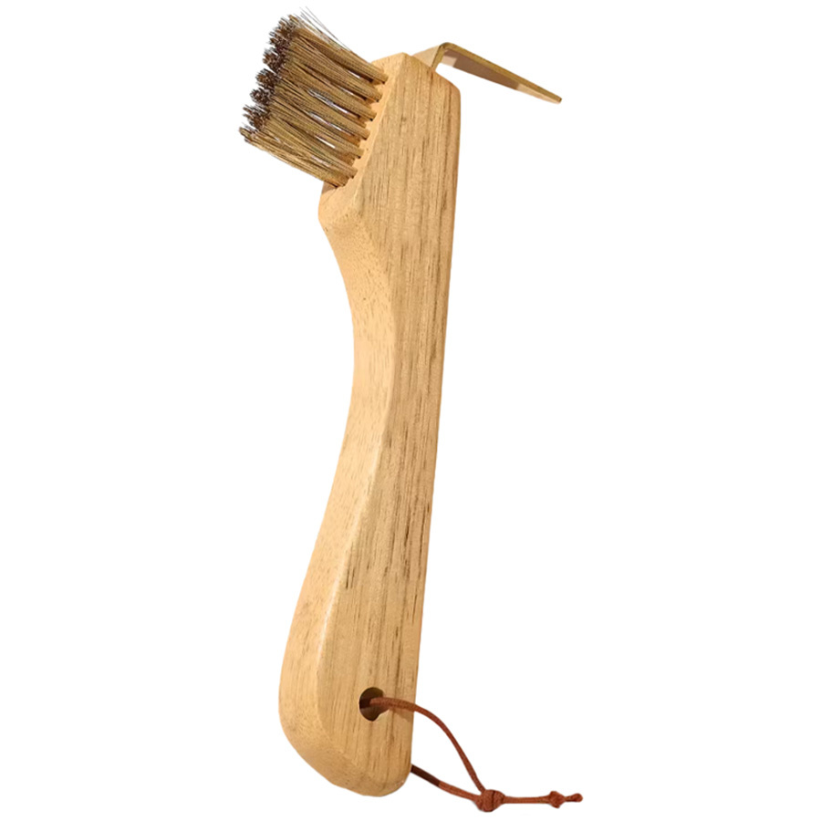 Hoof Pick Metal Bristle
