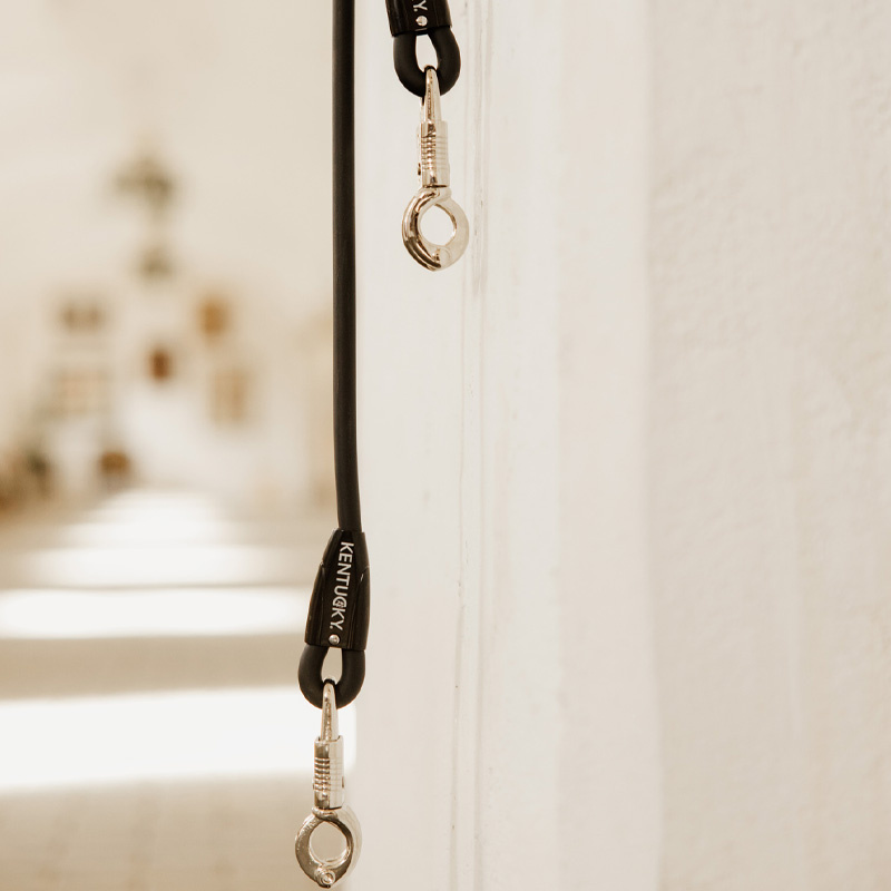 Tie Rope Box Lead & Cross Silicone Black