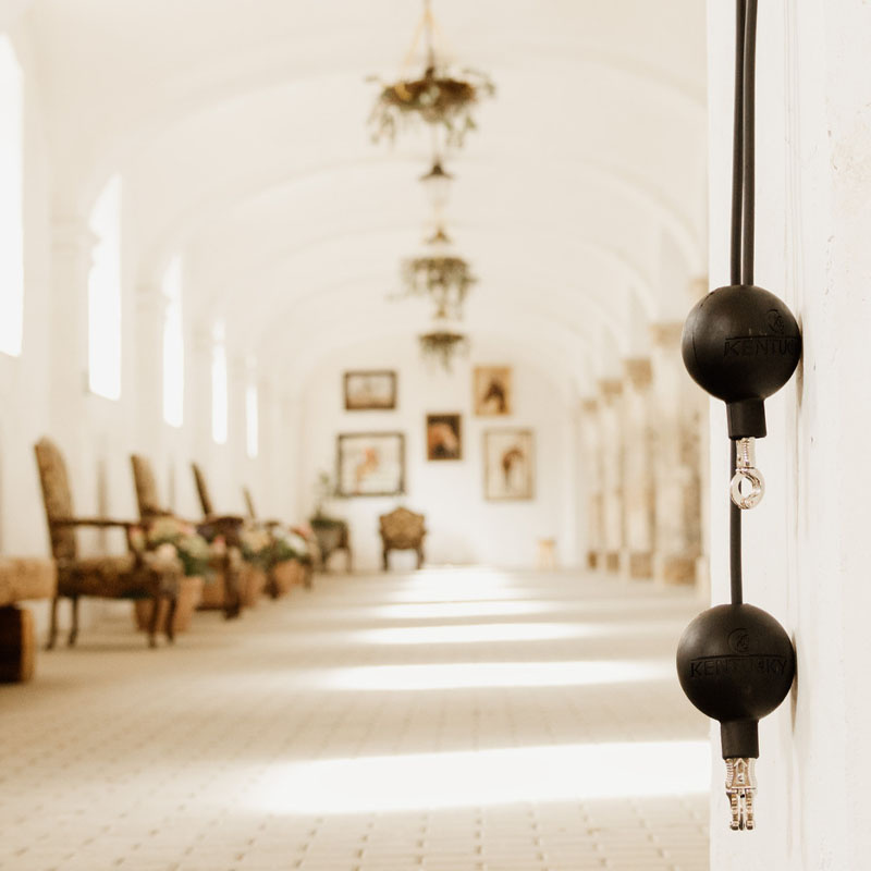 Tie Rope Box Lead & Cross Silicone Black