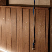 Tie Rope Box Lead & Cross Silicone Blue Tie Rope Box Lead & Cross Silicone Blue