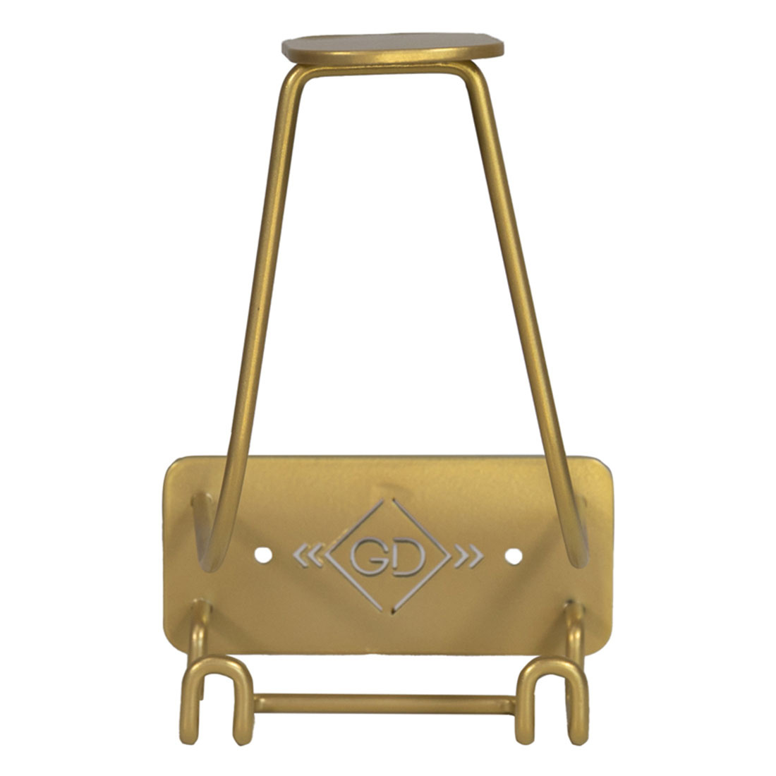 Helmet Holder Steel Hook Gold