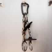 Hanging Hook Aluminiumn Safety Snap Black Hanging Hook Aluminiumn Safety Snap Black