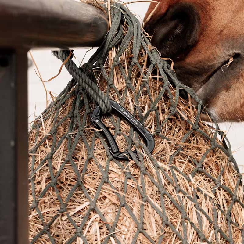 Hanging Hook Aluminiumn Safety Snap Black