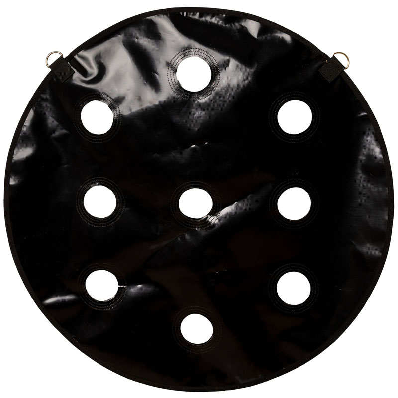 Hay Net Play & Haybag Slowfeeder Round Black