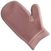 Grooming Glove Rubber Pink Grooming Glove Rubber Pink