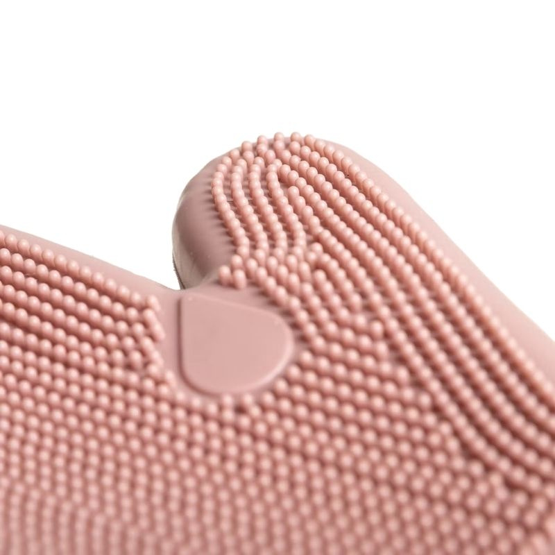 Grooming Glove Rubber Pink