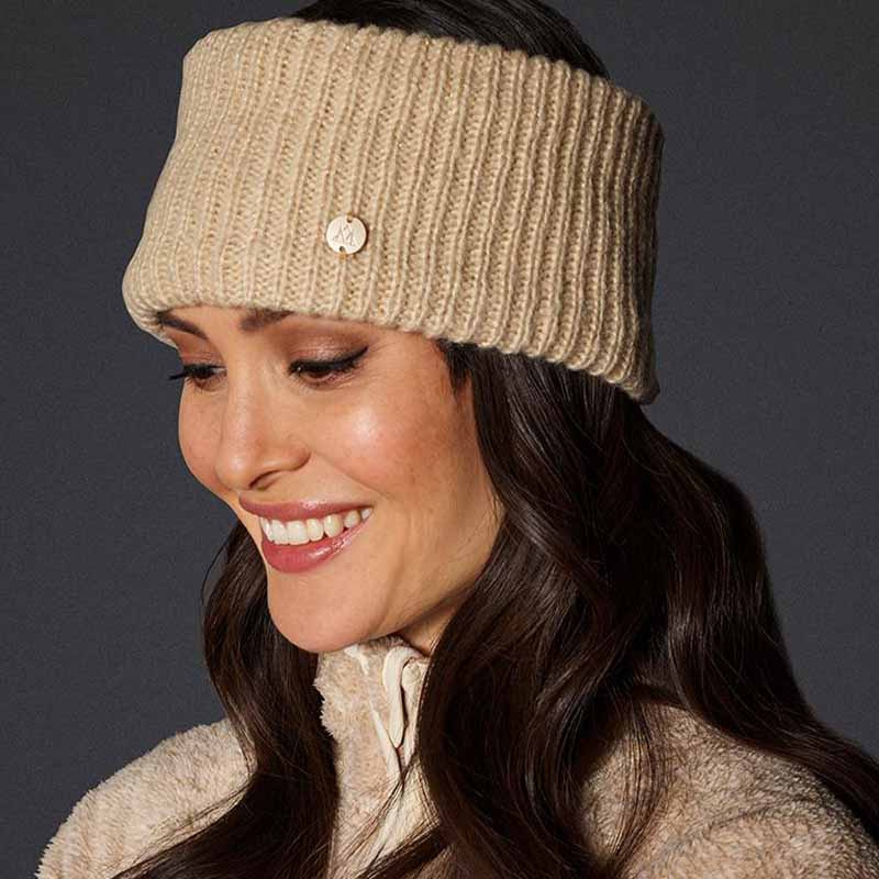 Headband Sparkle Beige