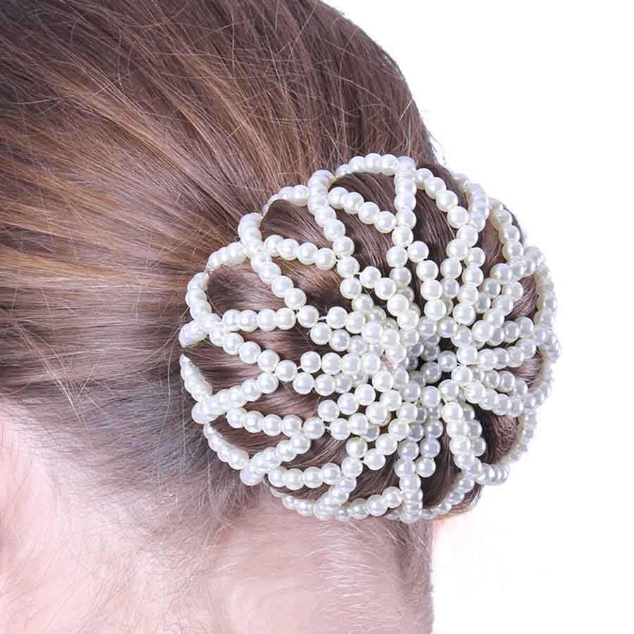 Hair Net Pearl White