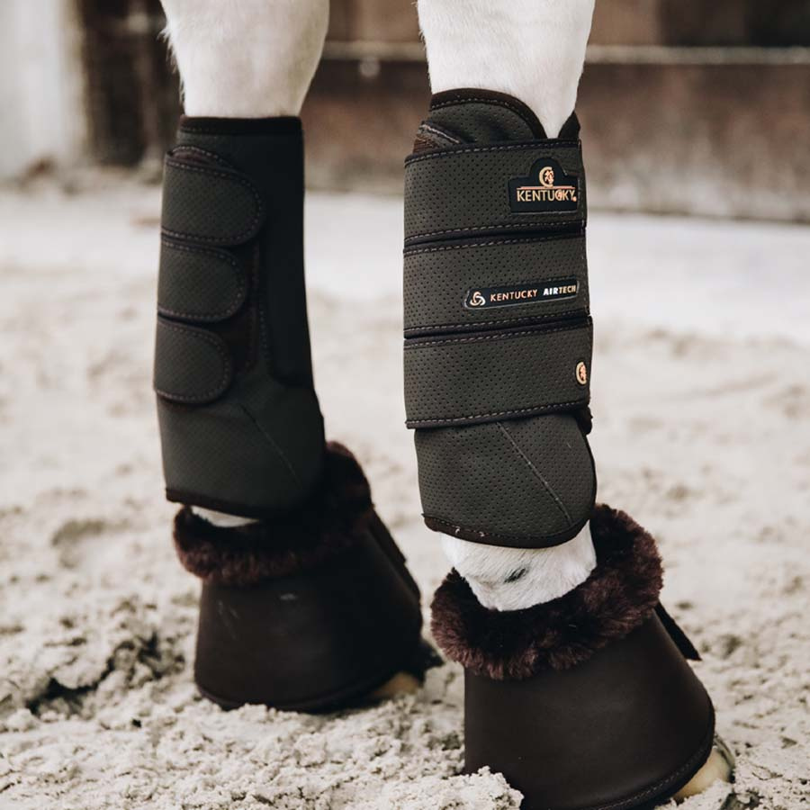 Leg Protection Eventing Air Tech Front Brown
