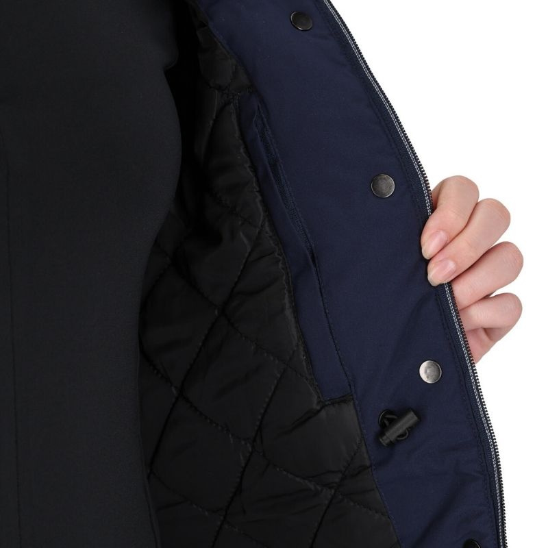 Riding Parka Linde Waterproof Navy Blue