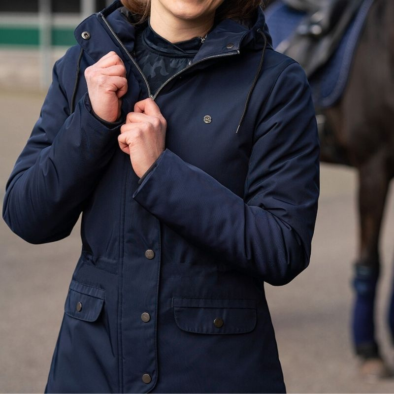 Riding Parka Linde Waterproof Navy Blue