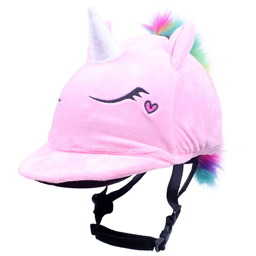 Helmet Cover Unicorn Pink