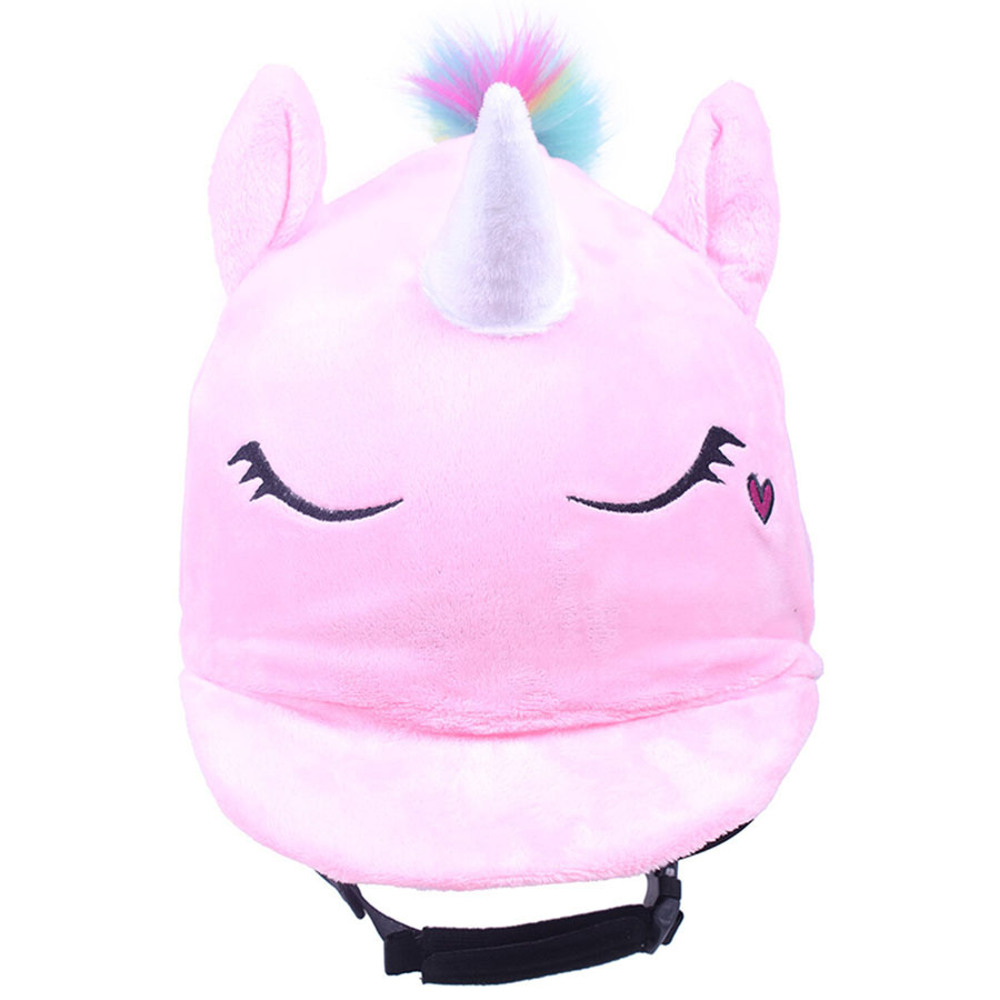 Helmet Cover Unicorn Pink