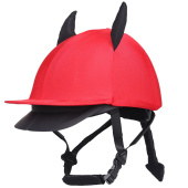 Helmet Cover Halloween Devil Red/Black Helmet Cover Halloween Devil Red/Black
