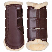 Brushing Boots with Fleece Comfort Dark Brown