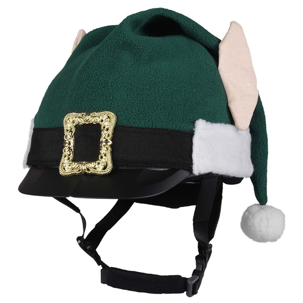 Helmet Cover Christmas Elf Green