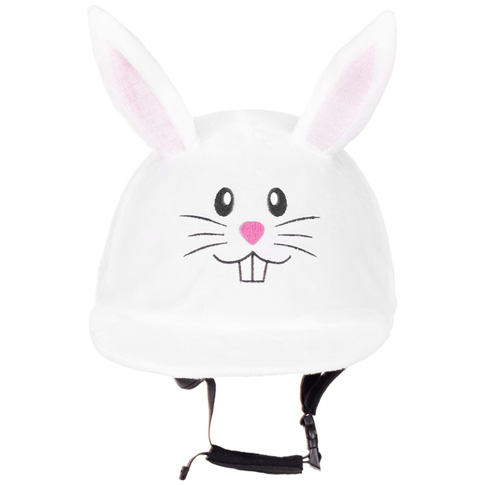 Helmet Cover Easter Bunny White