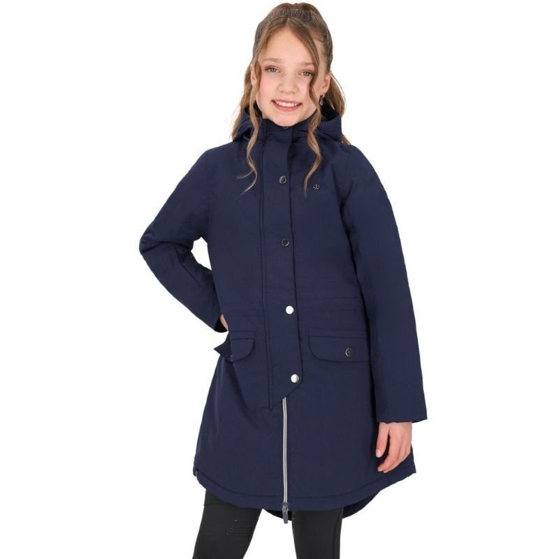 Riding Parka Kids/Junior Linde Waterproof Navy Blue