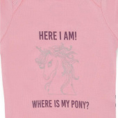 Short-sleeved bodysuit Bobby Light Pink Short-sleeved bodysuit Bobby Light Pink