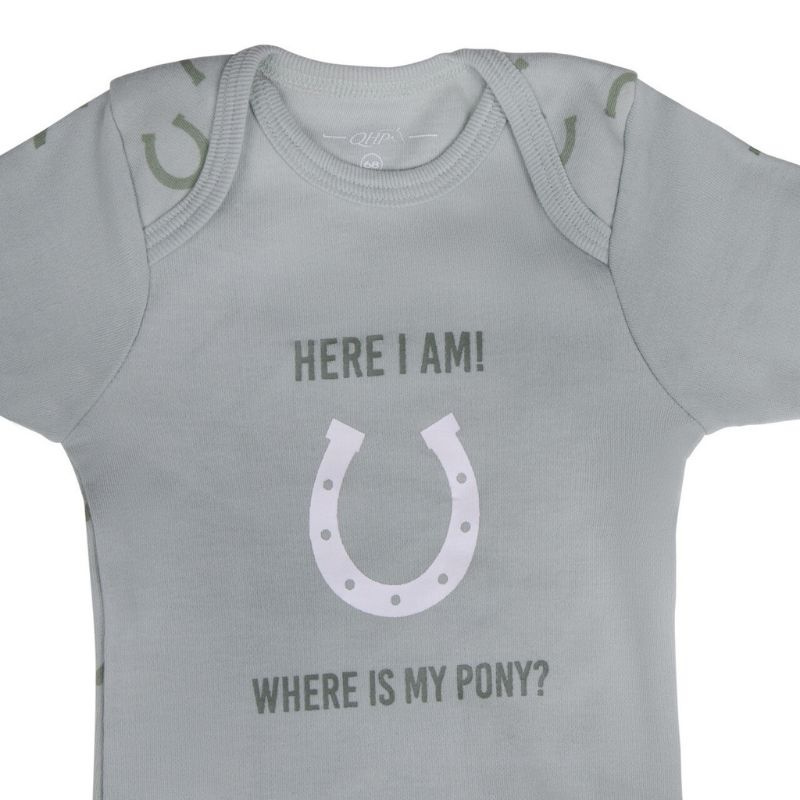 Short-sleeved bodysuit Bobby Light Green