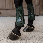 Tendon Boots Bamboo Elastic Dark Green Tendon Boots Bamboo Elastic Dark Green