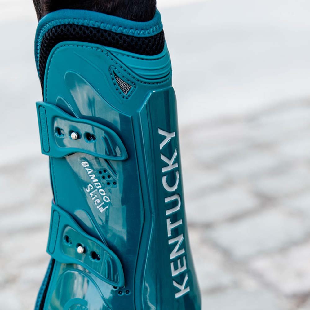 Tendon Boots Bamboo Shield Emerald Green