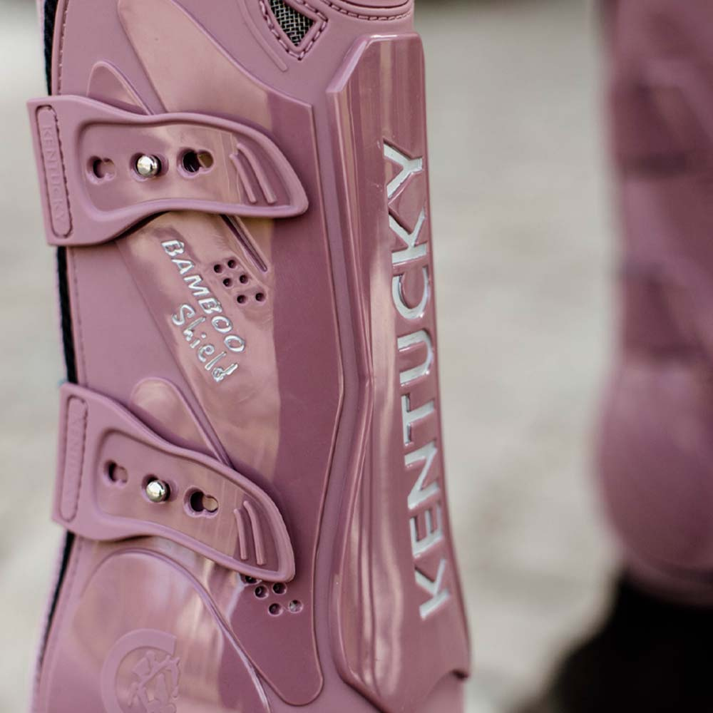 Tendon Boots Bamboo Shield Pink