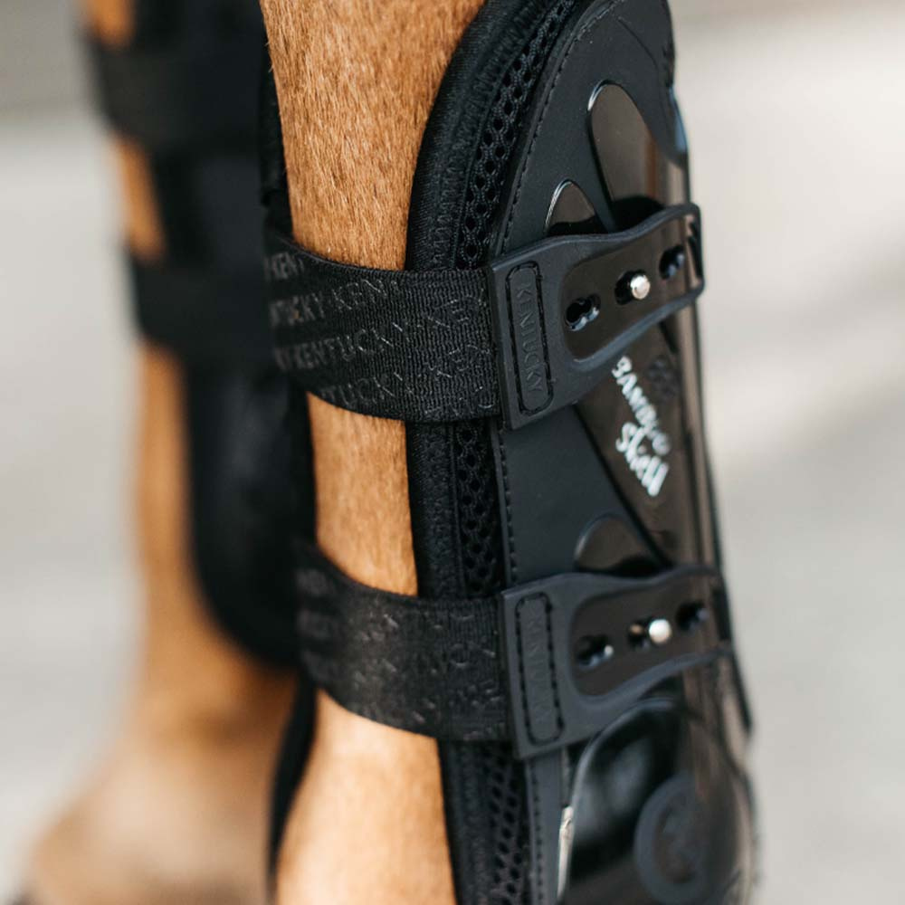 Tendon Boots Bamboo Shield Black