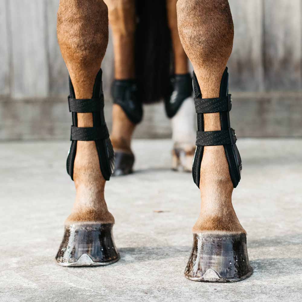 Tendon Boots Bamboo Shield Black