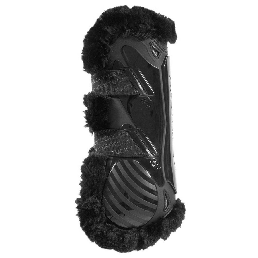 Tendon Boots Vegan Sheepskin Bamboo Elastic Black/Black