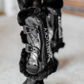 Tendon Boots Vegan Sheepskin Bamboo Elastic Black/Black Tendon Boots Vegan Sheepskin Bamboo Elastic Black/Black