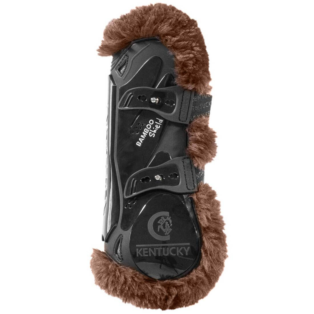 Tendon Boots Vegan Sheepskin Bamboo Elastic Black/Brown