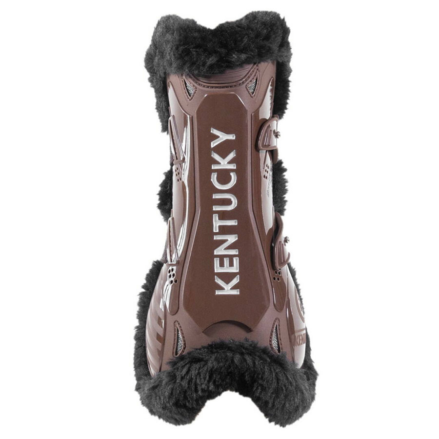 Tendon Boots Vegan Sheepskin Bamboo Elastic Brown/Black