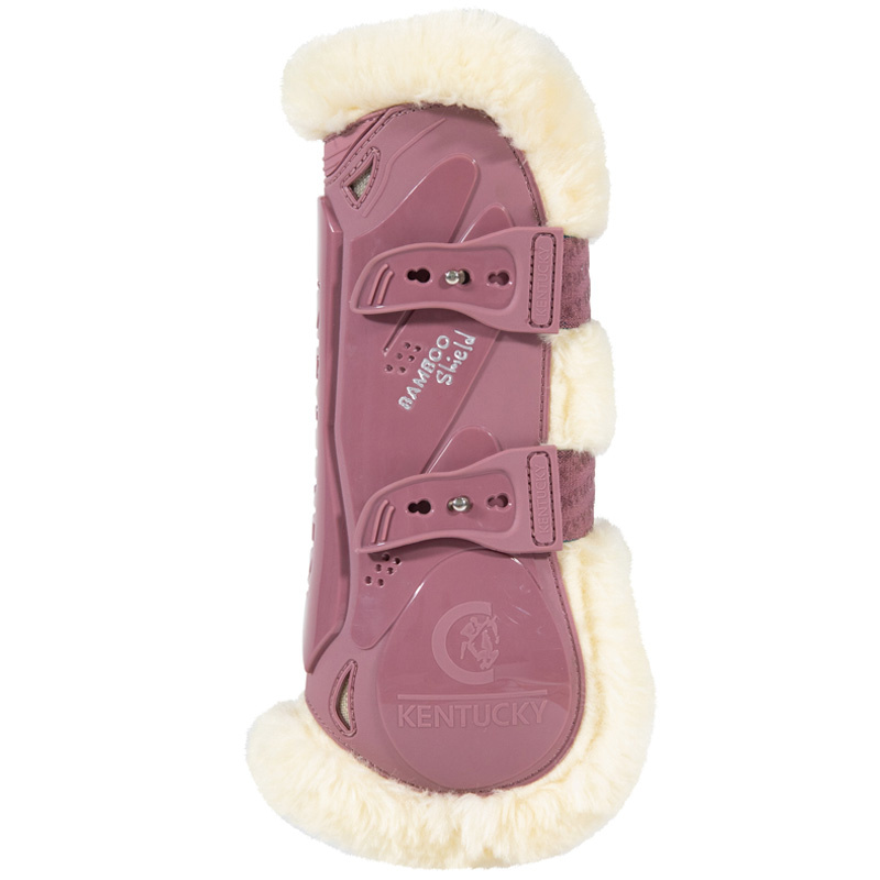 Tendon Boots Vegan Sheepskin Bamboo Elastic Old Pink