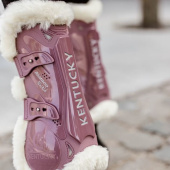 Tendon Boots Vegan Sheepskin Bamboo Elastic Old Pink Tendon Boots Vegan Sheepskin Bamboo Elastic Old Pink