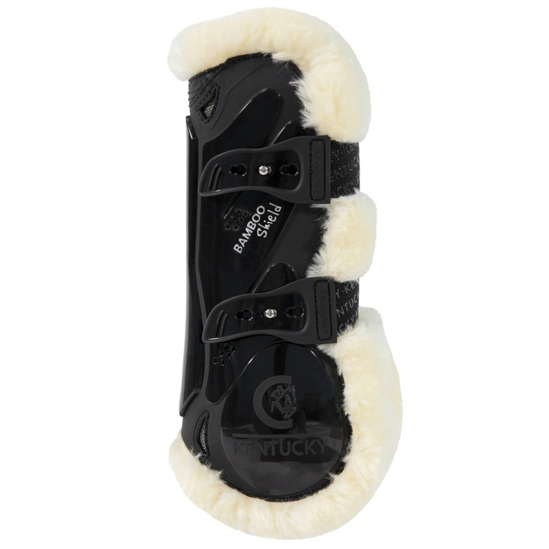 Tendon Boots Sheepskin Bamboo Shield Black