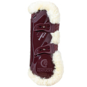 Tendon Boots Vegan Sheepskin Bamboo Elastic Bordeaux Tendon Boots Vegan Sheepskin Bamboo Elastic Bordeaux