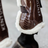 Tendon Boots Vegan Sheepskin Velcro Brown Tendon Boots Vegan Sheepskin Velcro Brown