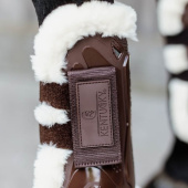 Tendon Boots Vegan Sheepskin Velcro Brown Tendon Boots Vegan Sheepskin Velcro Brown