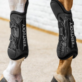 Tendon Boots Bamboo Shield Elastic Knee Protection Black Tendon Boots Bamboo Shield Elastic Knee Protection Black