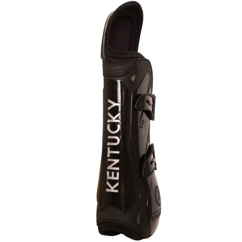 Tendon Boots Bamboo Shield Elastic Knee Protection Black